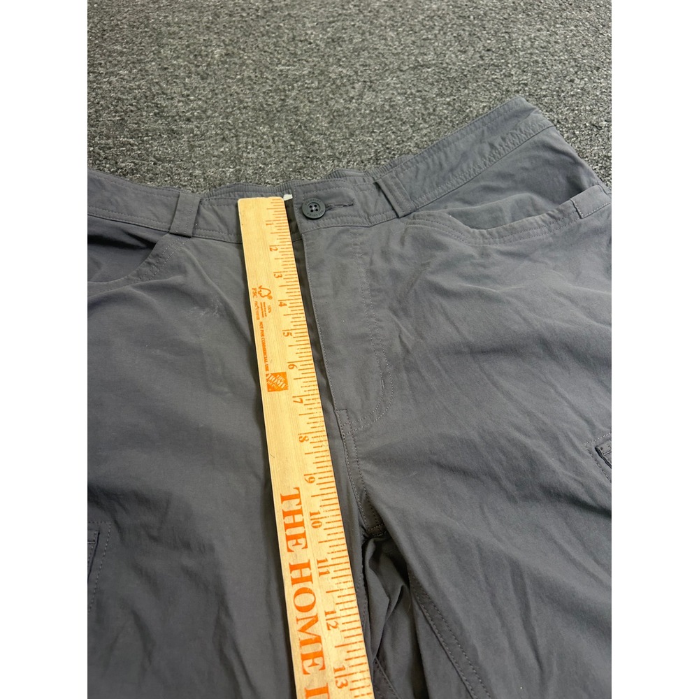REI Co-op Convertible Cargo Pants Gray Mens 38x32 Hiking Outdoor Zip Off Light - Picture 4 of 12